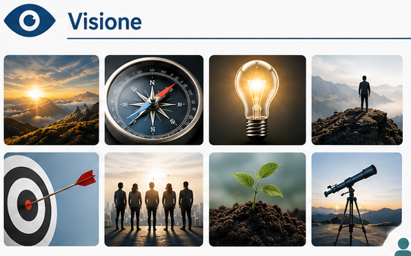 Visione — mosaico di immagini