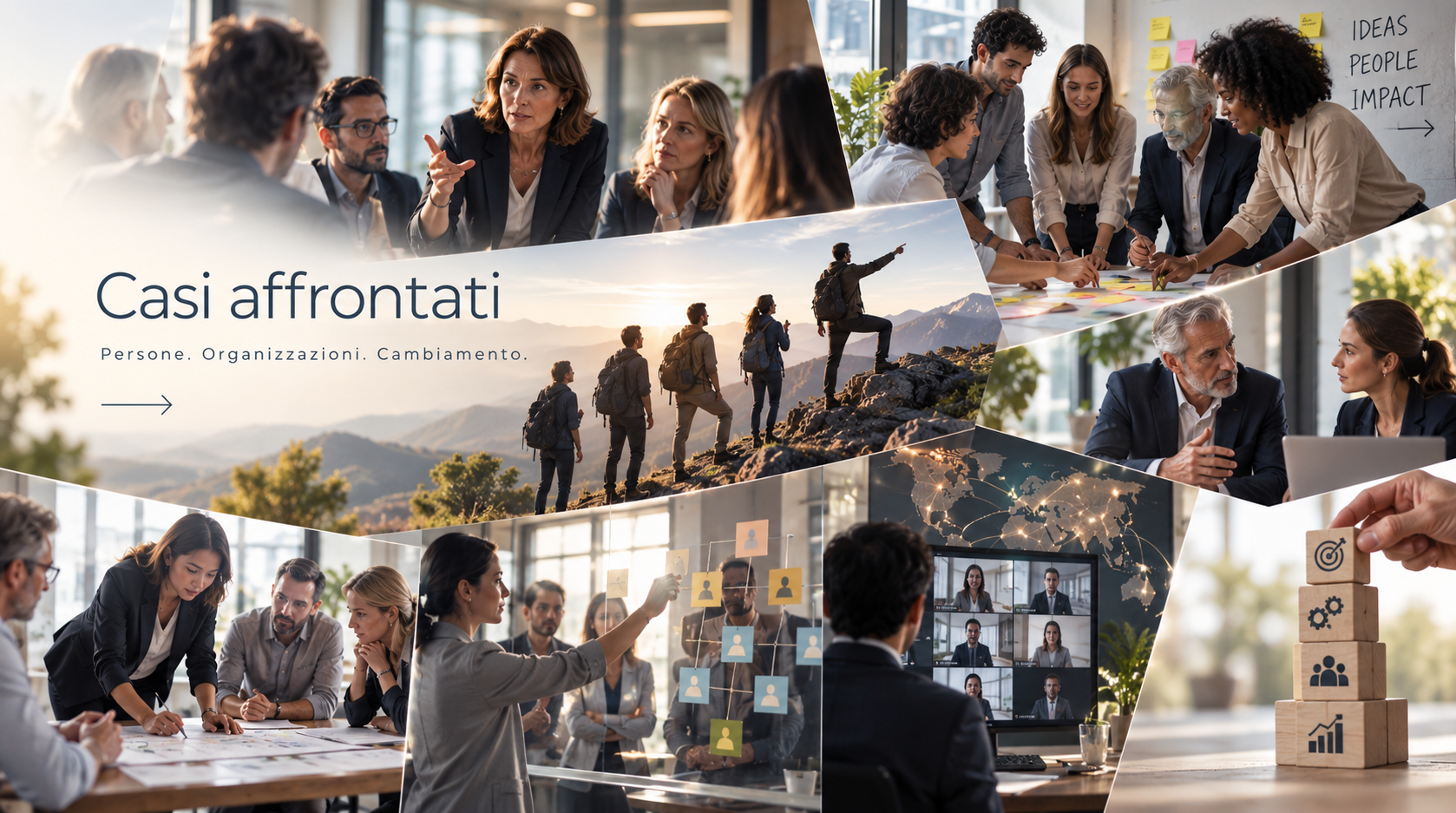 Casi affrontati: persone, organizzazioni, cambiamento