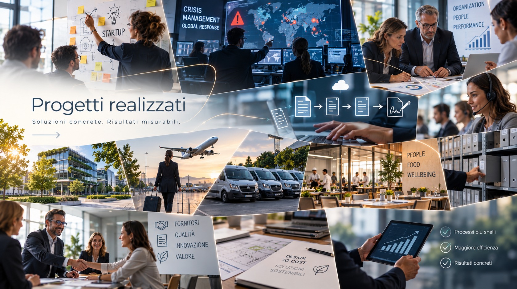 Progetti realizzati: soluzioni concrete, risultati misurabili