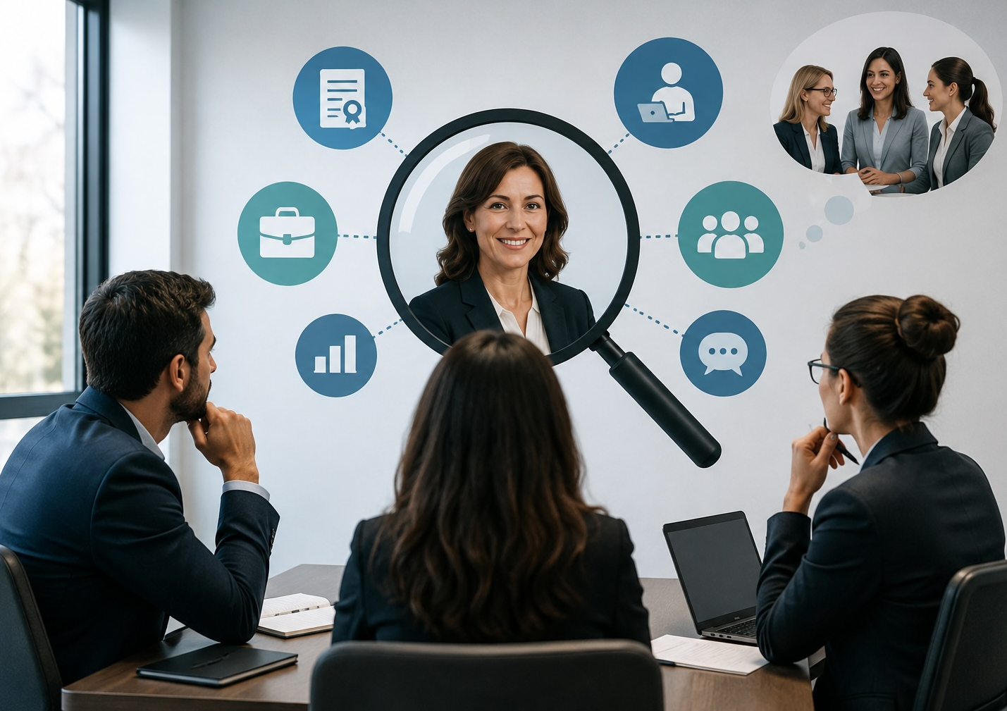 Organizzazione che osserva competenze, esperienze e comportamenti delle persone