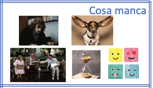 Cosa manca: collage di immagini del mandala
