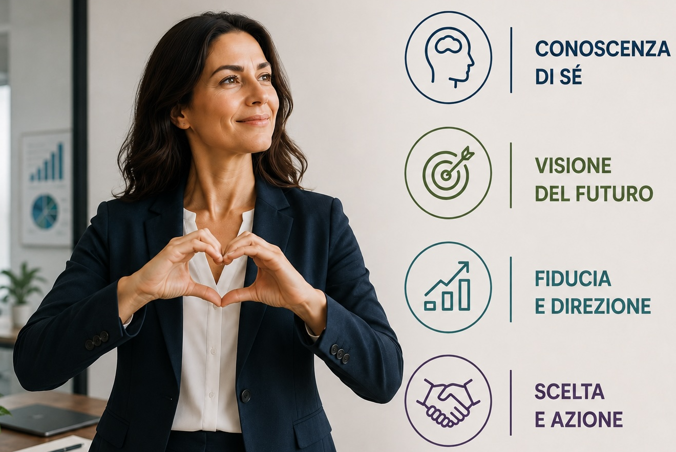 Professionista consapevole: conoscenza di sé, visione del futuro, fiducia e direzione, scelta e azione